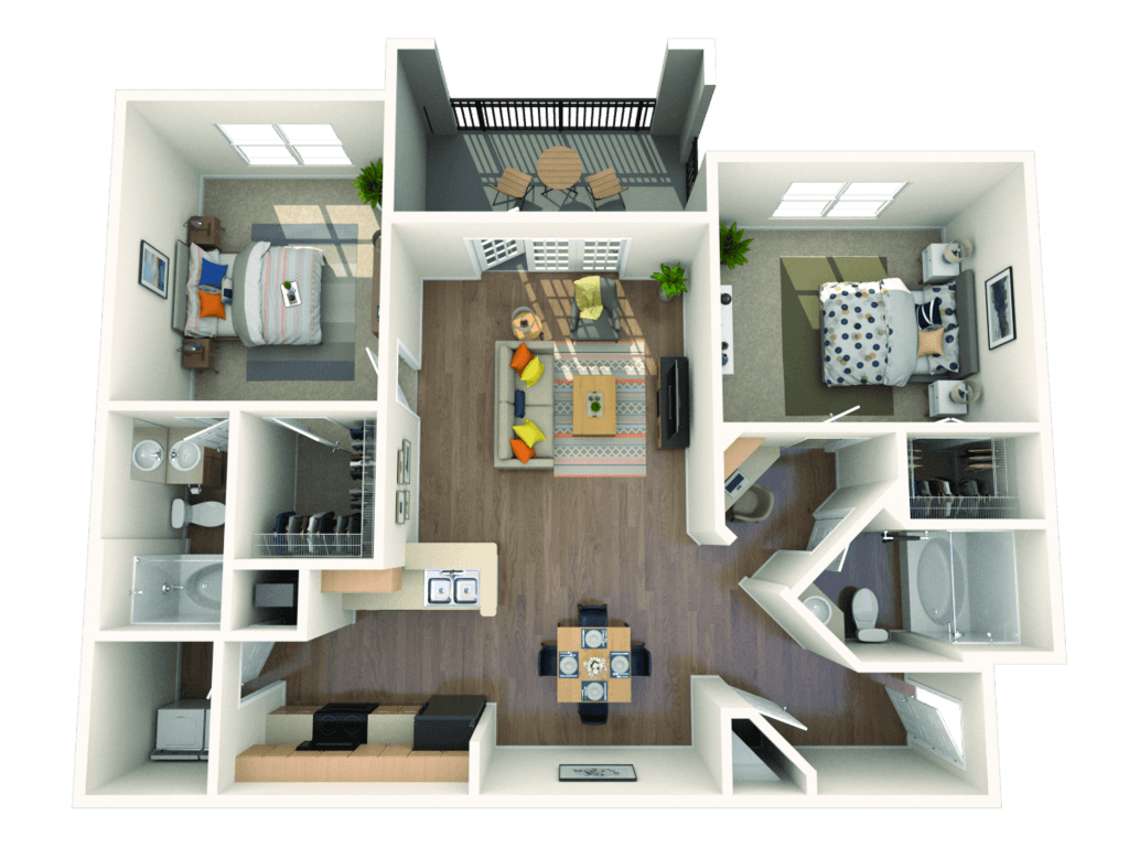 B1 - The Brewer floor plan